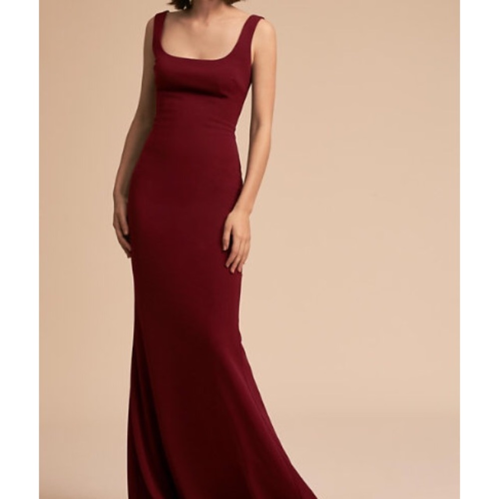 BHLDN Lucy Dress in Bordeaux size 4